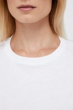 Γυναικεία Μακρυμάνικο Βαμβακερή μπλούζα με μακριά μανίκια Sisley άσπρο -Εξοδος Sisley Κατάστημα unnamed file 3231