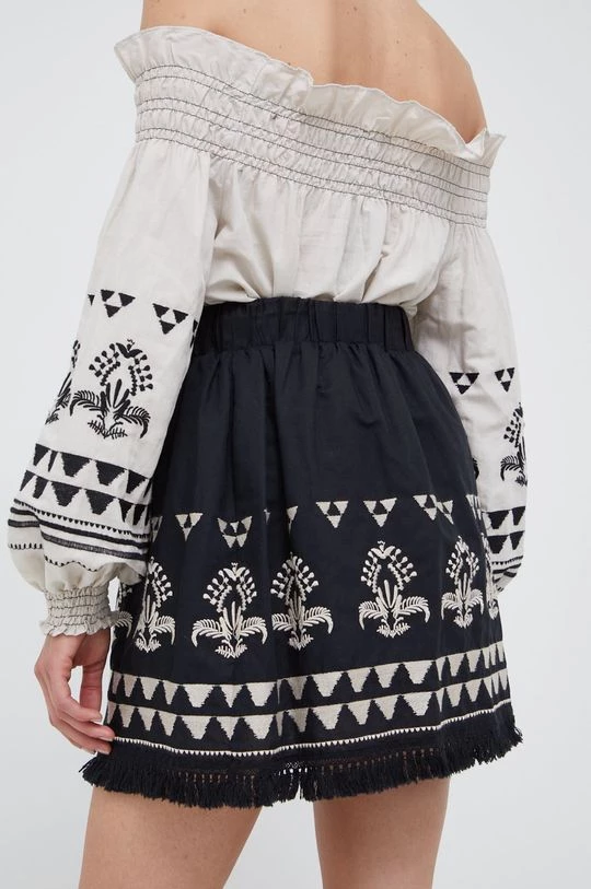 Γυναικεία Φούστες Λινή φούστα Sisley μαύρο, 3 Γυναικεία Φούστες Λινή φούστα Sisley μαύρο, - Image 3