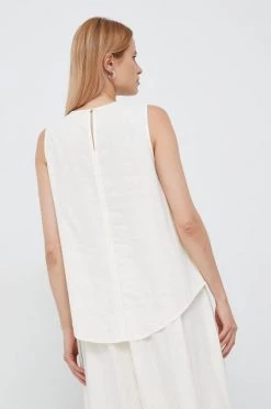 Γυναικεία Μπλούζες Λευκή μπλούζα Sisley μπεζ -Εξοδος Sisley Κατάστημα unnamed file 3249