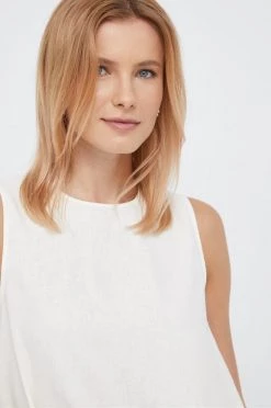 Γυναικεία Μπλούζες Λευκή μπλούζα Sisley μπεζ -Εξοδος Sisley Κατάστημα unnamed file 3250