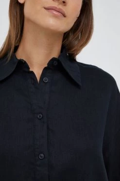 Γυναικεία Φορέματα Λινό φόρεμα Sisley μαύρο, -Εξοδος Sisley Κατάστημα unnamed file 3270