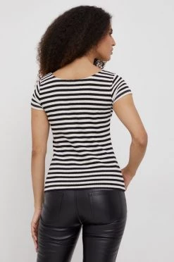 Γυναικεία Κοντομάνικο Βαμβακερό μπλουζάκι Sisley μαύρο -Εξοδος Sisley Κατάστημα unnamed file 3306