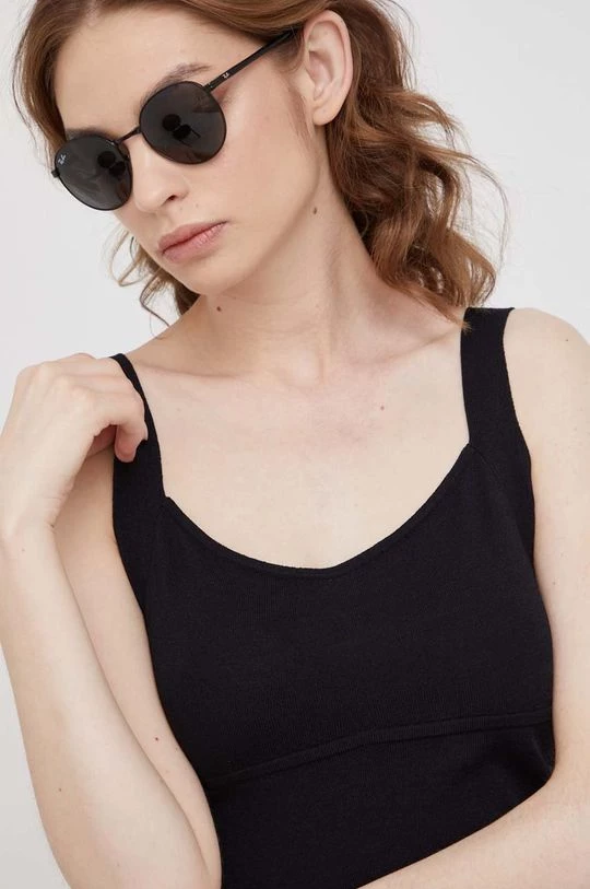 Γυναικεία Αμάνικος Top Sisley μαύρο 4 Γυναικεία Αμάνικος Top Sisley μαύρο - Image 4