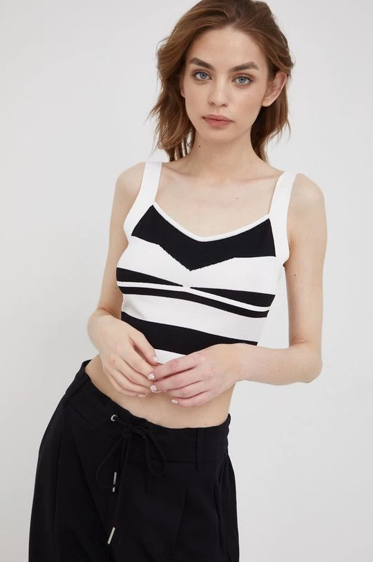 Γυναικεία Αμάνικος Top Sisley μαύρο 1 Γυναικεία Αμάνικος Top Sisley μαύρο