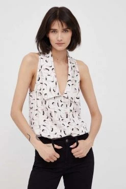 Γυναικεία Πουκάμισα Πουκάμισο Sisley άσπρο