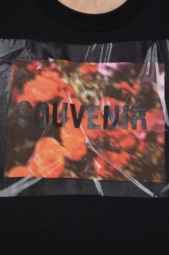 Γυναικεία Κοντομάνικο Βαμβακερό μπλουζάκι Sisley μαύρο -Εξοδος Sisley Κατάστημα unnamed file 3396