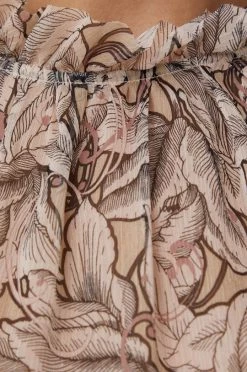 Γυναικεία Μπλούζες Μπλουζάκι Sisley χρώμα: μπεζ -Εξοδος Sisley Κατάστημα unnamed file 3417