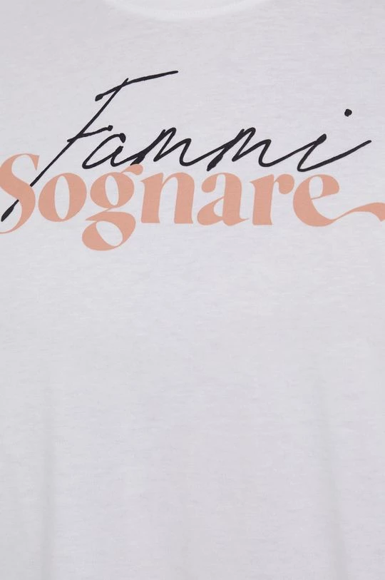 Γυναικεία Κοντομάνικο Βαμβακερό μπλουζάκι Sisley άσπρο 5 Γυναικεία Κοντομάνικο Βαμβακερό μπλουζάκι Sisley άσπρο - Image 5