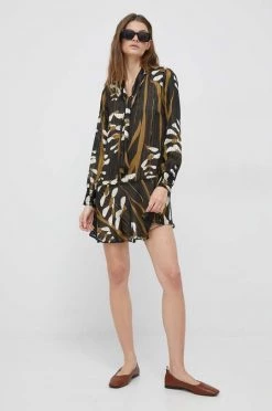 Γυναικεία Φορέματα Φόρεμα Sisley μαύρο,