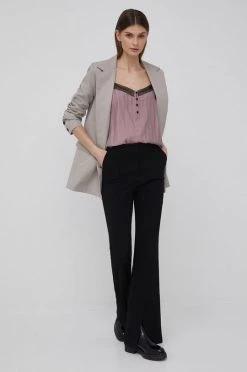 Γυναικεία Μπλούζες Μπλουζάκι Sisley μοβ