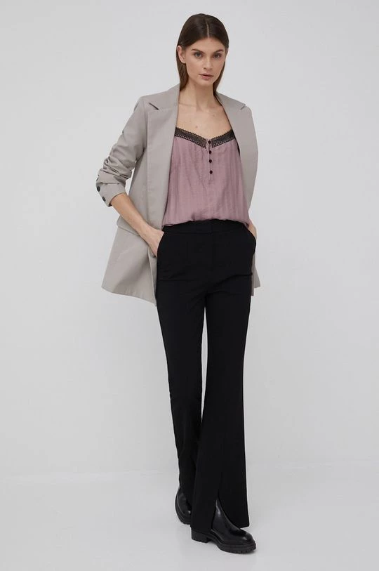 Γυναικεία Μπλούζες Μπλουζάκι Sisley μοβ 1 Γυναικεία Μπλούζες Μπλουζάκι Sisley μοβ