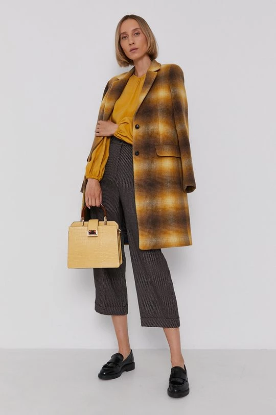 Γυναικεία Υφασμάτινα Παντελόνι Sisley χρώμα: καφέ 2 Γυναικεία Υφασμάτινα Παντελόνι Sisley χρώμα: καφέ - Image 2