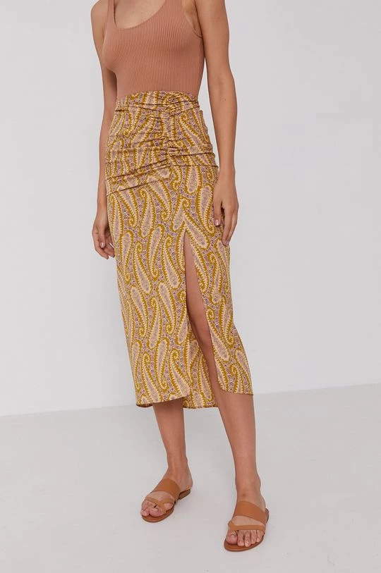 Γυναικεία Φούστες Φούστα Sisley πράσινο 1 Γυναικεία Φούστες Φούστα Sisley πράσινο