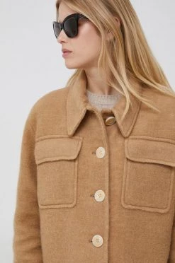 Γυναικεία Κοντά μπουφάν Μάλλινο μπουφάν Sisley μπεζ, -Εξοδος Sisley Κατάστημα unnamed file 352