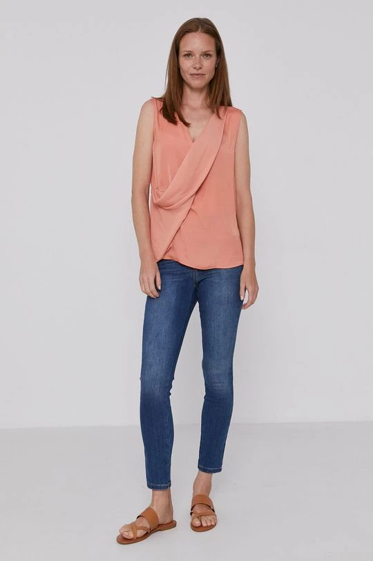 Γυναικεία Μπλούζες Μπλουζάκι Sisley πορτοκαλί 2 Γυναικεία Μπλούζες Μπλουζάκι Sisley πορτοκαλί - Image 2