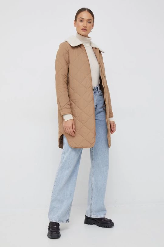 Γυναικεία Χωρίς φερμουάρ Πουλόβερ με προσθήκη μαλλιού Sisley χρώμα: μπεζ, 2 Γυναικεία Χωρίς φερμουάρ Πουλόβερ με προσθήκη μαλλιού Sisley χρώμα: μπεζ, - Image 2