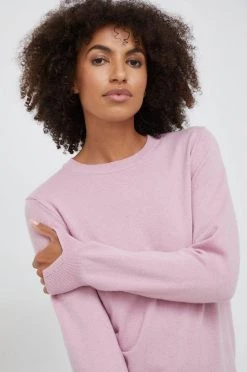 Γυναικεία Χωρίς φερμουάρ Πουλόβερ με προσθήκη μαλλιού Sisley χρώμα: ροζ, -Εξοδος Sisley Κατάστημα unnamed file 3560