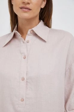 Γυναικεία Φορέματα Λινό φόρεμα Sisley ροζ, -Εξοδος Sisley Κατάστημα unnamed file 3595