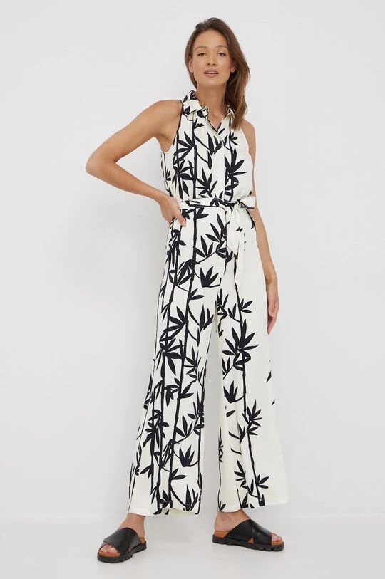 Γυναικεία Ολόσωμες φόρμες Ολόσωμη φόρμα Sisley μπεζ, 2 Γυναικεία Ολόσωμες φόρμες Ολόσωμη φόρμα Sisley μπεζ, - Image 2