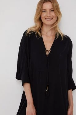 Γυναικεία Φορέματα Φόρεμα Sisley μαύρο,