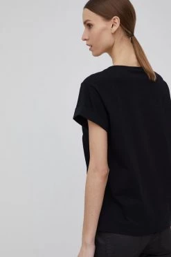 Γυναικεία Κοντομάνικο Βαμβακερό μπλουζάκι Sisley μαύρο -Εξοδος Sisley Κατάστημα unnamed file 3672