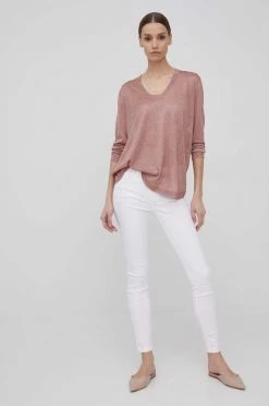 Γυναικεία Χωρίς φερμουάρ Πουλόβερ Sisley χρώμα: ροζ,