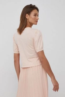 Γυναικεία Κοντομάνικο Βαμβακερό μπλουζάκι Sisley πορτοκαλί -Εξοδος Sisley Κατάστημα unnamed file 3709