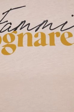 Γυναικεία Κοντομάνικο Βαμβακερό μπλουζάκι Sisley πορτοκαλί -Εξοδος Sisley Κατάστημα unnamed file 3711