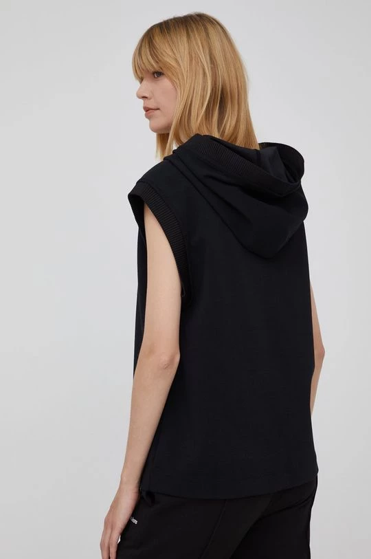 Γυναικεία Χωρίς φερμουάρ Μπλούζα Sisley χρώμα: μαύρο, 3 Γυναικεία Χωρίς φερμουάρ Μπλούζα Sisley χρώμα: μαύρο, - Image 3