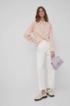 Γυναικεία Πουκάμισα Πουκάμισο Sisley χρώμα: πορτοκαλί, -Εξοδος Sisley Κατάστημα unnamed file 3724