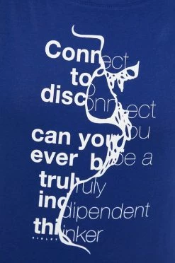 Γυναικεία Κοντομάνικο Βαμβακερό μπλουζάκι Sisley ναυτικό μπλε -Εξοδος Sisley Κατάστημα unnamed file 3731