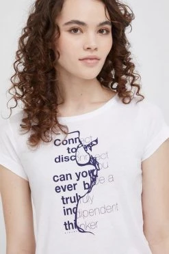 Γυναικεία Κοντομάνικο Βαμβακερό μπλουζάκι Sisley άσπρο 8 Γυναικεία Κοντομάνικο Βαμβακερό μπλουζάκι Sisley άσπρο -Εξοδος Sisley Κατάστημα unnamed file 3740