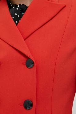 Γυναικεία Σακάκια Σακάκι Sisley κόκκινο, -Εξοδος Sisley Κατάστημα unnamed file 375