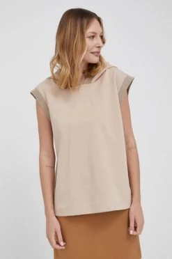 Γυναικεία Χωρίς φερμουάρ Μπλούζα Sisley χρώμα: μπεζ, -Εξοδος Sisley Κατάστημα unnamed file 3755