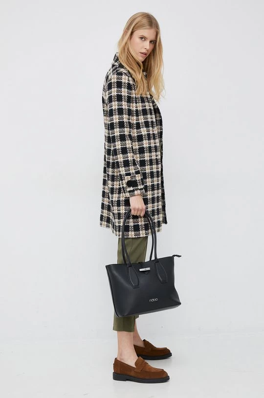 Γυναικεία Παλτά Παλτό από μείγμα μαλλιού Sisley μαύρο, 2 Γυναικεία Παλτά Παλτό από μείγμα μαλλιού Sisley μαύρο, - Image 2