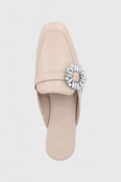 Γυναικεία Σαγιονάρες Δερμάτινες παντόφλες Sisley χρώμα: μπεζ -Εξοδος Sisley Κατάστημα unnamed file 3791