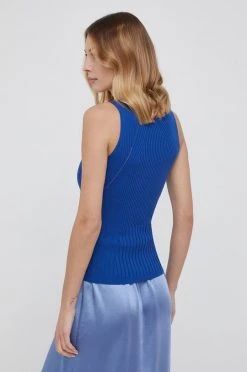 Γυναικεία Αμάνικος Top Sisley χρώμα: ναυτικό μπλε -Εξοδος Sisley Κατάστημα unnamed file 3794