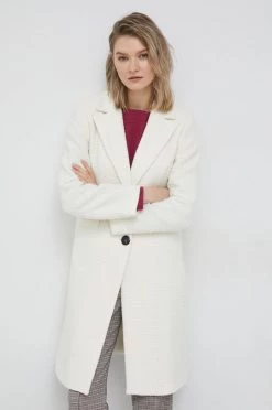 Γυναικεία Παλτά Παλτό από μείγμα μαλλιού Sisley μπεζ,