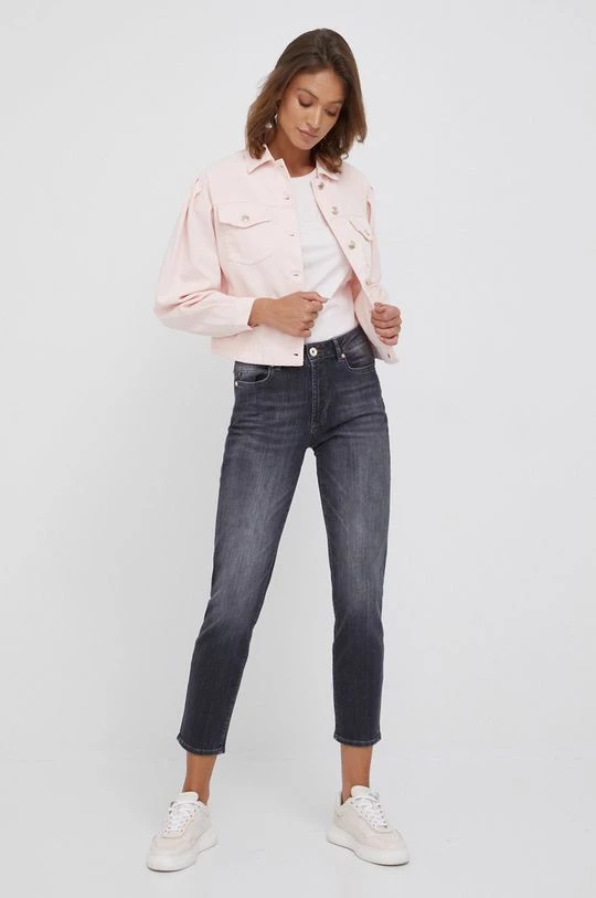 Γυναικεία Κοντά μπουφάν Τζιν μπουφάν Sisley χρώμα: ροζ, 2 Γυναικεία Κοντά μπουφάν Τζιν μπουφάν Sisley χρώμα: ροζ, - Image 2