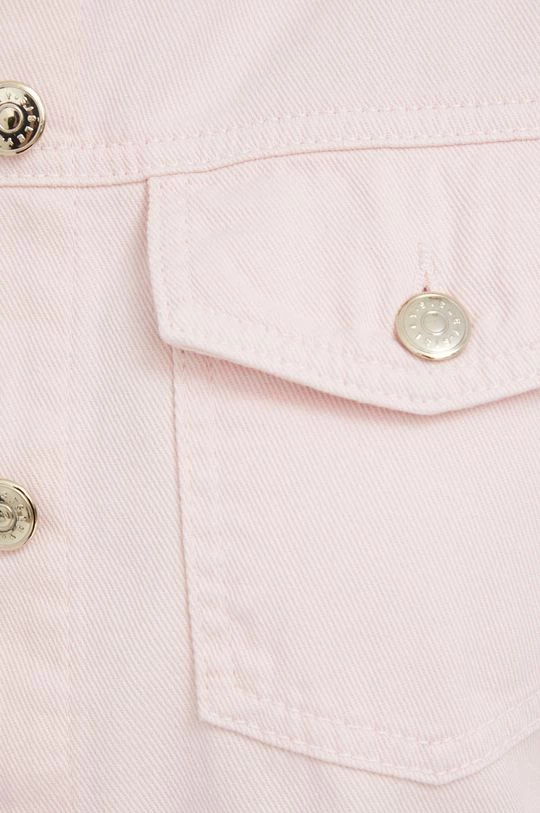 Γυναικεία Κοντά μπουφάν Τζιν μπουφάν Sisley χρώμα: ροζ, 5 Γυναικεία Κοντά μπουφάν Τζιν μπουφάν Sisley χρώμα: ροζ, - Image 5