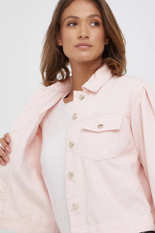 Γυναικεία Κοντά μπουφάν Τζιν μπουφάν Sisley χρώμα: ροζ, 6 Γυναικεία Κοντά μπουφάν Τζιν μπουφάν Sisley χρώμα: ροζ, - Image 6