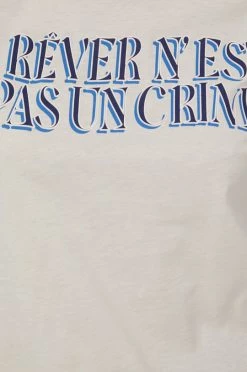 Γυναικεία Κοντομάνικο Βαμβακερό μπλουζάκι Sisley μπεζ -Εξοδος Sisley Κατάστημα unnamed file 3812