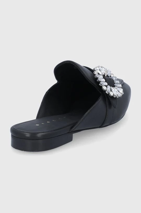 Γυναικεία Σαγιονάρες Δερμάτινες παντόφλες Sisley χρώμα: μαύρο 3 Γυναικεία Σαγιονάρες Δερμάτινες παντόφλες Sisley χρώμα: μαύρο - Image 3