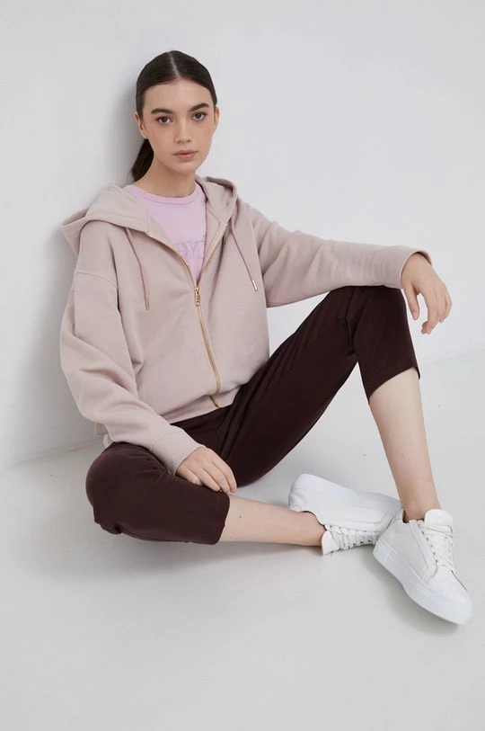 Γυναικεία Υφασμάτινα Παντελόνι Sisley χρώμα: καφέ 2 Γυναικεία Υφασμάτινα Παντελόνι Sisley χρώμα: καφέ - Image 2