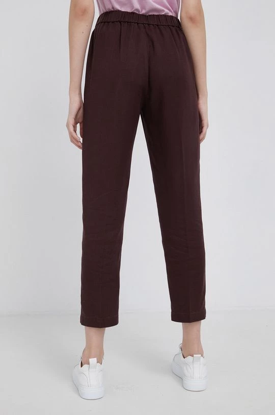 Γυναικεία Υφασμάτινα Παντελόνι Sisley χρώμα: καφέ 3 Γυναικεία Υφασμάτινα Παντελόνι Sisley χρώμα: καφέ - Image 3