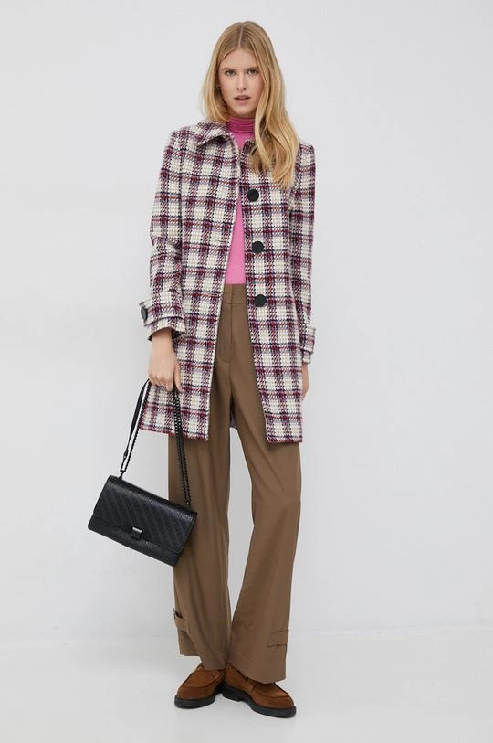 Γυναικεία Παλτά Παλτό από μείγμα μαλλιού Sisley πολύχρωμο 2 Γυναικεία Παλτά Παλτό από μείγμα μαλλιού Sisley πολύχρωμο - Image 2