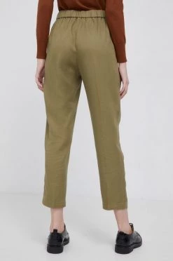 Γυναικεία Υφασμάτινα Παντελόνι Sisley χρώμα: πράσινο -Εξοδος Sisley Κατάστημα unnamed file 3831