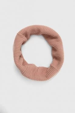 Γυναικεία Περιλαίμια Κασκόλ-λαιμός από μείγμα μαλλιού Sisley ροζ