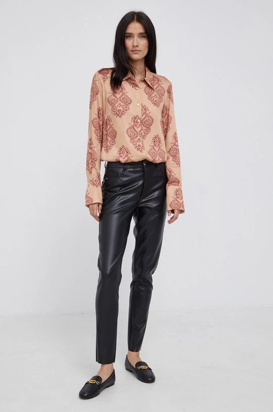 Γυναικεία Πουκάμισα Πουκάμισο Sisley χρώμα: διάφανο 3 Γυναικεία Πουκάμισα Πουκάμισο Sisley χρώμα: διάφανο - Image 3