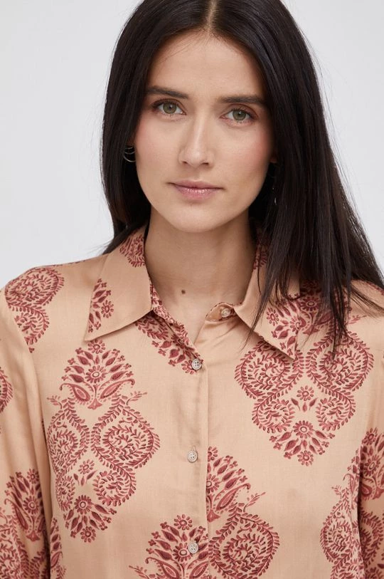 Γυναικεία Πουκάμισα Πουκάμισο Sisley χρώμα: διάφανο 5 Γυναικεία Πουκάμισα Πουκάμισο Sisley χρώμα: διάφανο - Image 5